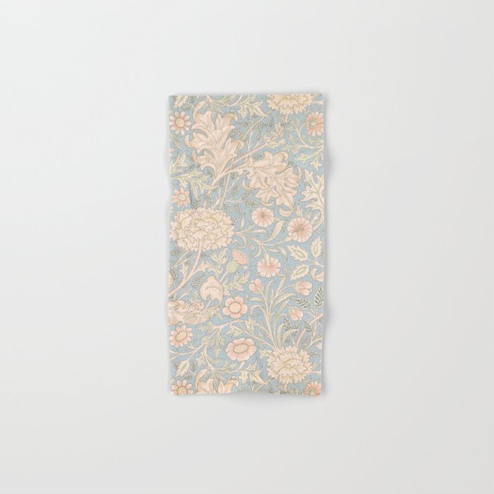 William Morris Vintage Pastel Double Bough 1891 Bath Towel Gallery Image 1