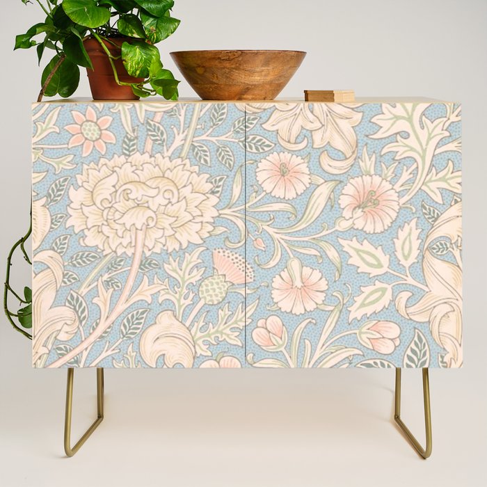 William Morris Vintage Pastel Double Bough 1891 Credenza Gallery Image 1