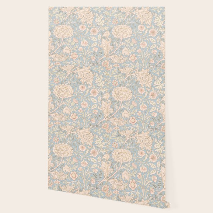 William Morris Vintage Pastel Double Bough 1891 Wallpaper Gallery Image 2