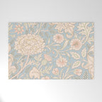 William Morris Vintage Pastel Double Bough 1891 Welcome Mat Gallery Image 1