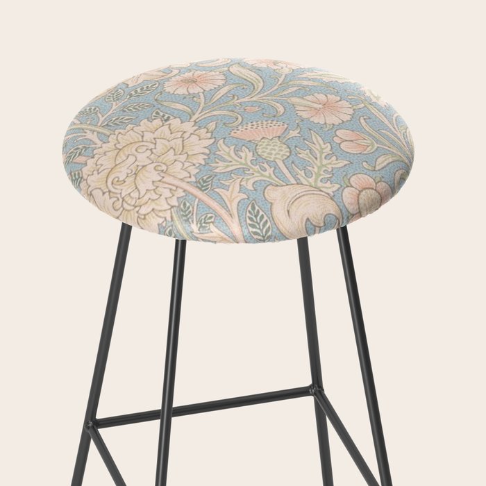 William Morris Vintage Pastel Double Bough 1891 Stool Gallery Image 2
