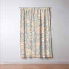 William Morris Vintage Pastel Double Bough 1891 Window Curtain Gallery Image 3