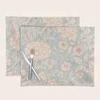 William Morris Vintage Pastel Double Bough 1891 Placemat Gallery Image 1