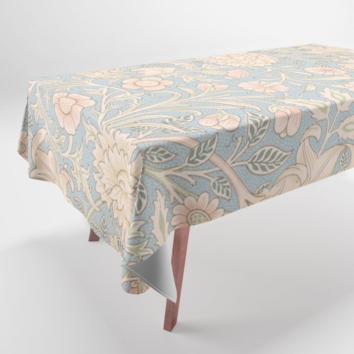 William Morris Vintage Pastel Double Bough 1891 Tablecloth Gallery Image 1
