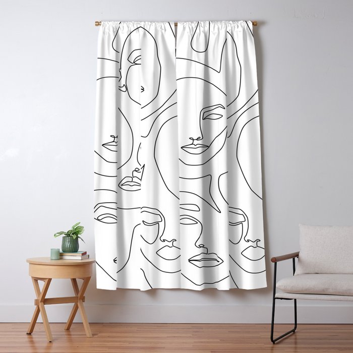Her and Her Window Curtain Gallery Image 1