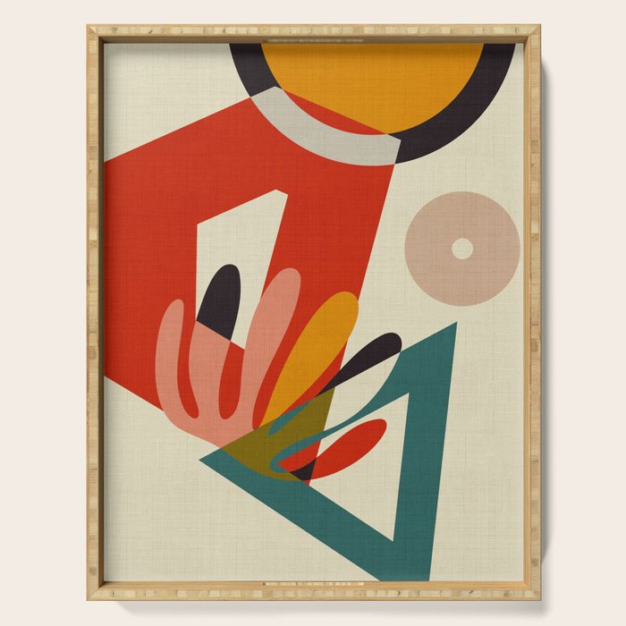 bauhaus mid century cirque 2 Serving Tray Gallery Image 1