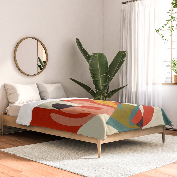 bauhaus mid century cirque 2 Comforter Gallery Image 2