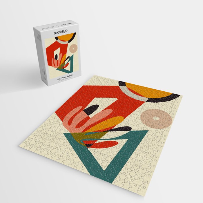 bauhaus mid century cirque 2 Jigsaw Puzzle Gallery Image 2