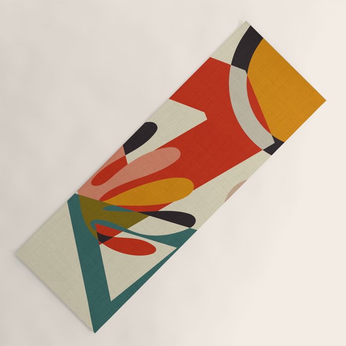 bauhaus mid century cirque 2 Yoga Mat Gallery Image 1