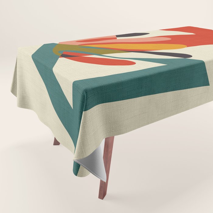 bauhaus mid century cirque 2 Tablecloth Gallery Image 1