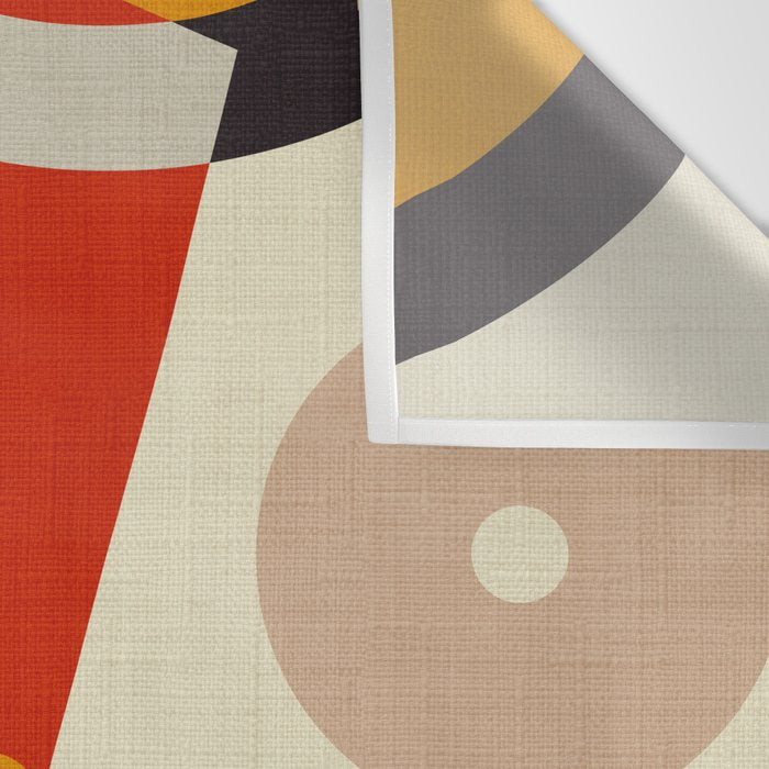 bauhaus mid century cirque 2 Wall Tapestry Gallery Image 3