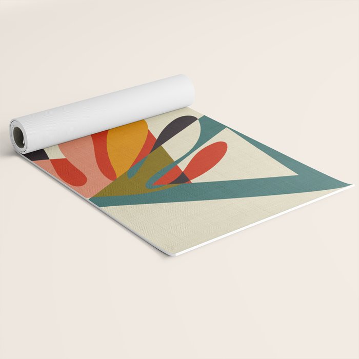 bauhaus mid century cirque 2 Yoga Mat Gallery Image 2