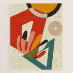 bauhaus mid century cirque 2 Jigsaw Puzzle Gallery Image 1