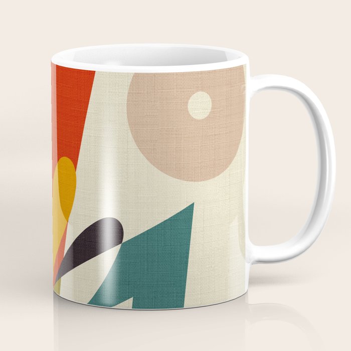 bauhaus mid century cirque 2 Coffee Mug Gallery Image 1