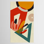bauhaus mid century cirque 2 Tablecloth Gallery Image 2