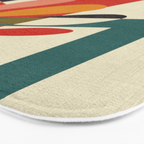 bauhaus mid century cirque 2 Bath Mat Gallery Image 3
