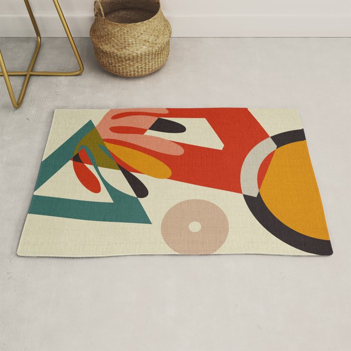 bauhaus mid century cirque 2 Rug Gallery Image 1