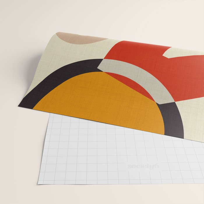 bauhaus mid century cirque 2 Wrapping Paper Gallery Image 2