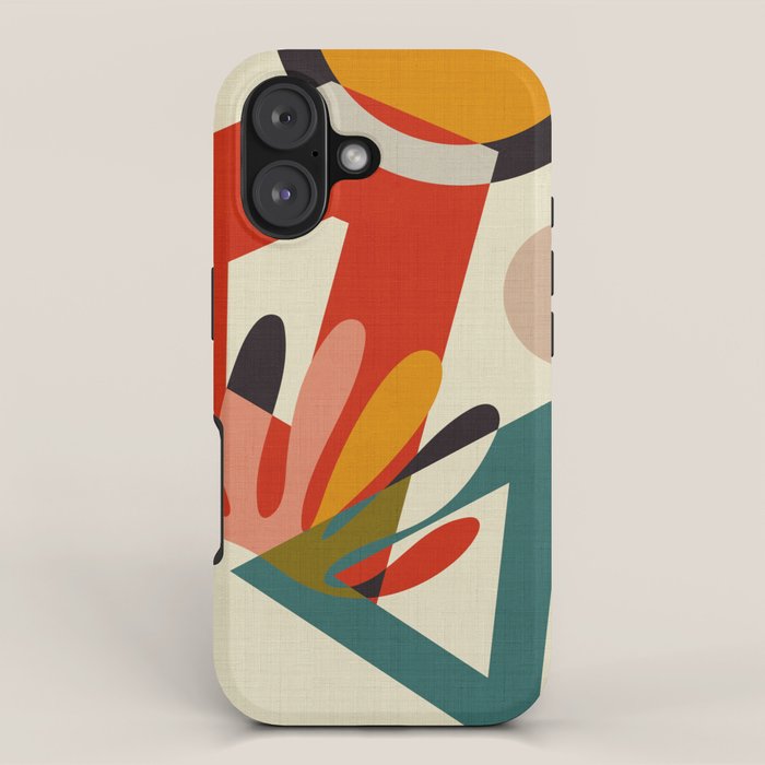 bauhaus mid century cirque 2 iPhone Case Gallery Image 1