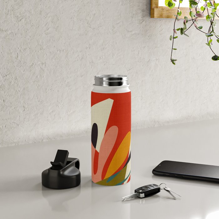 bauhaus mid century cirque 2 Water Bottle Gallery Image 4