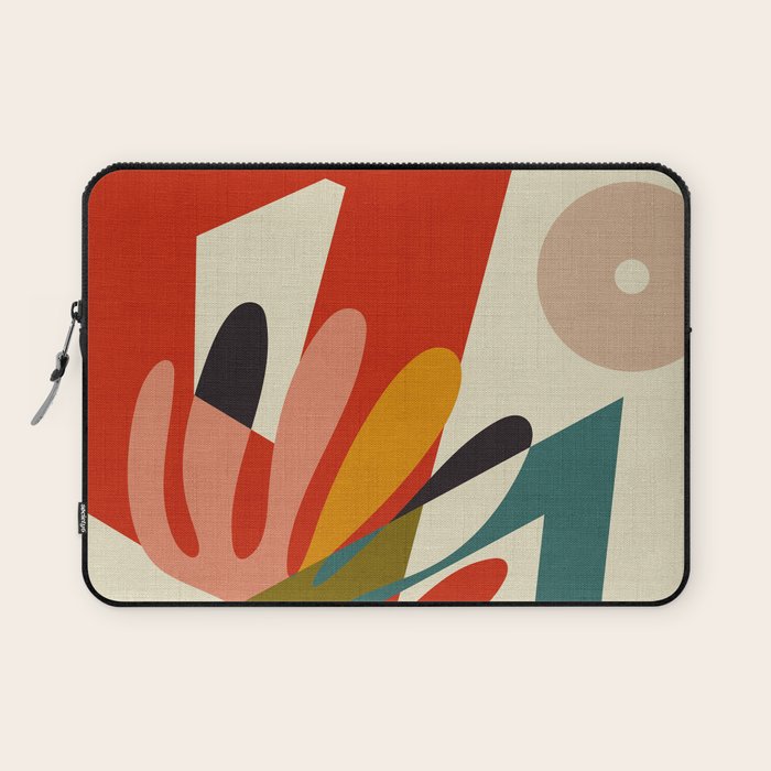 bauhaus mid century cirque 2 Laptop Sleeve Gallery Image 1
