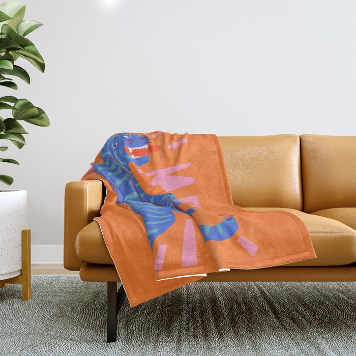 Meow Throw Blanket Gallery Image 1