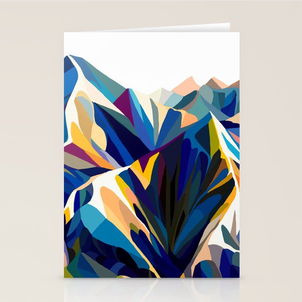 Mountains cold Stationery Card Gallery Image 1