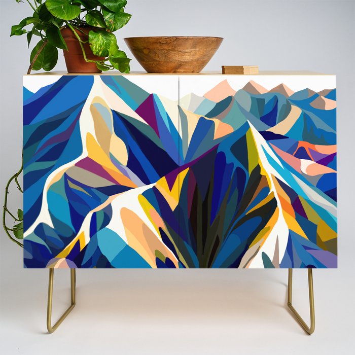 Mountains cold Credenza Gallery Image 1