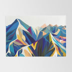 Mountains cold Rug Gallery Image 2