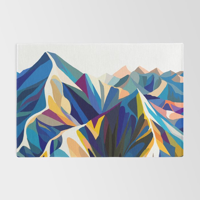 Mountains cold Rug Gallery Image 2