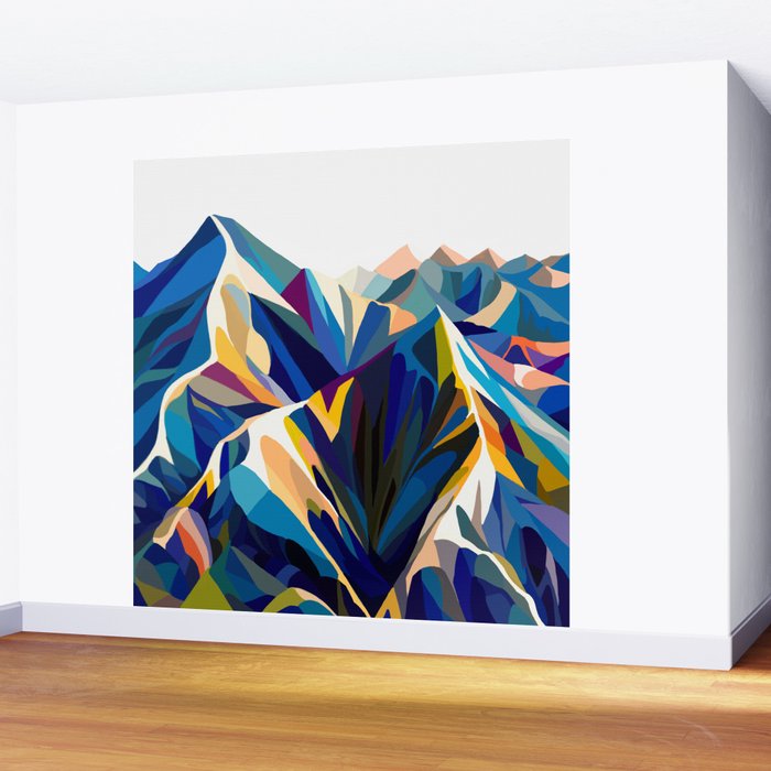Mountains cold Wall Mural Gallery Image 2