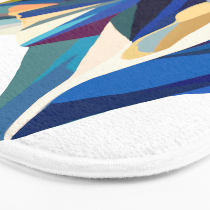 Mountains cold Bath Mat Gallery Image 3