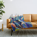 Mountains cold Throw Blanket Gallery Image 1