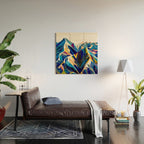 Mountains cold Wood Wall Art Gallery Image 2