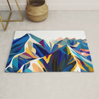 Mountains cold Rug Gallery Image 1