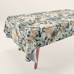 Lush colorful exotic garden D Tablecloth Gallery Image 1