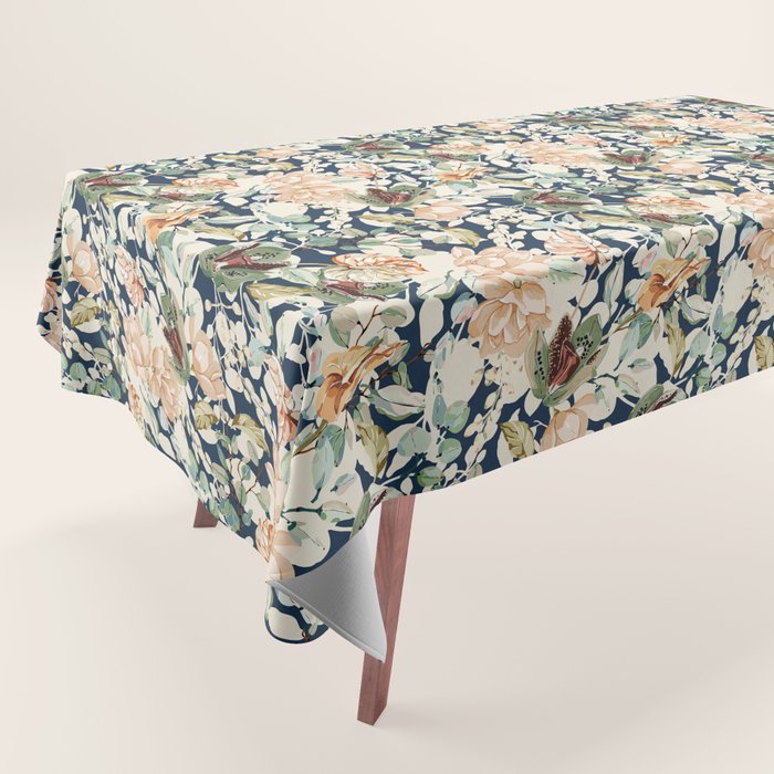 Lush colorful exotic garden D Tablecloth Gallery Image 1