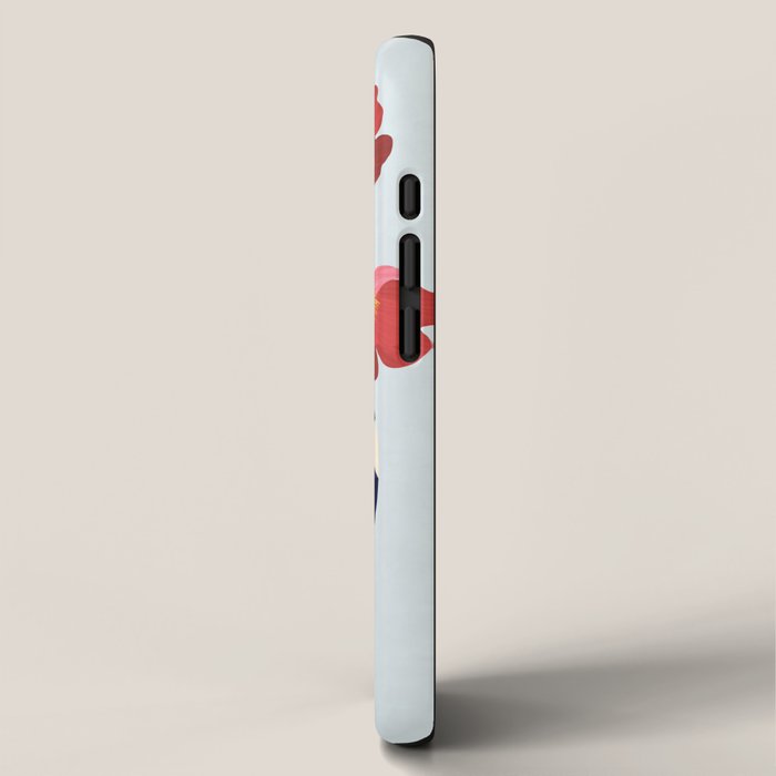 Roses and vase with diamonds iPhone Case Gallery Image 2