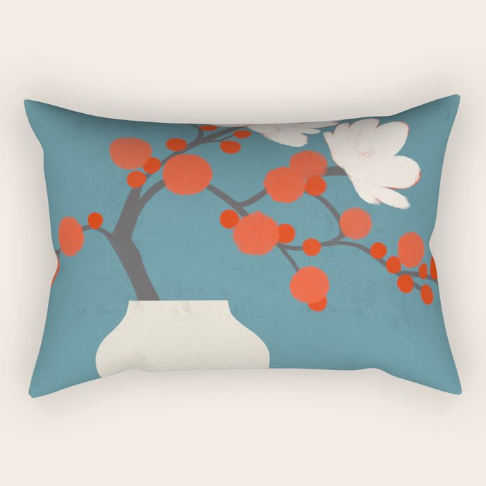 JAPANESE VASE Rectangular Pillow Gallery Image 1