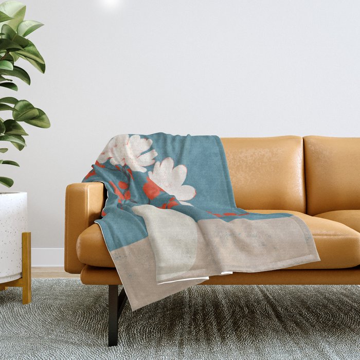 JAPANESE VASE Throw Blanket Gallery Image 1