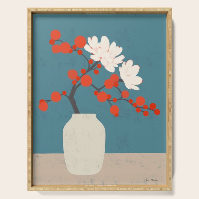 JAPANESE VASE Serving Tray Gallery Image 1