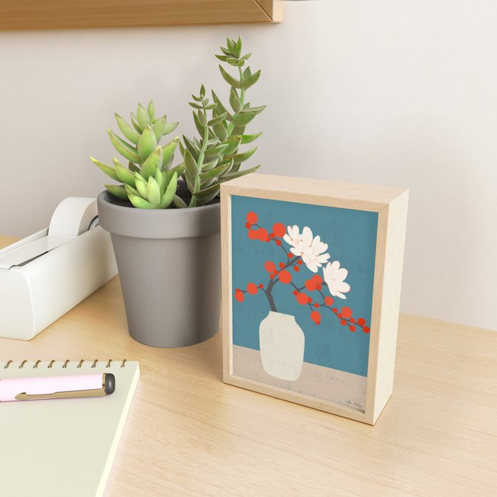 JAPANESE VASE Mini Art Print Gallery Image 2