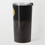 Moon Reflection on Quiet Ocean Travel Mug Gallery Image 2