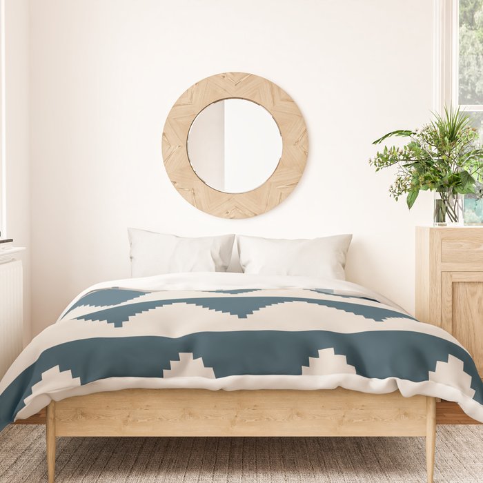 Pyramids Blue Gradient Duvet Cover Gallery Image 3