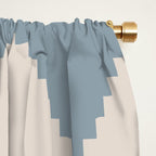 Pyramids Blue Gradient Window Curtain Gallery Image 2