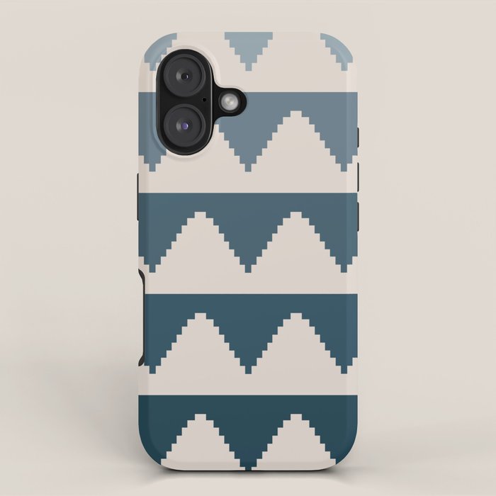 Pyramids Blue Gradient iPhone Case Gallery Image 1
