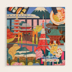 Tokyo Wood Wall Art Gallery Image 1