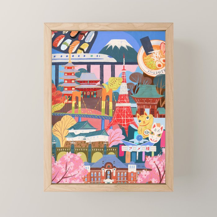 Tokyo Mini Art Print Gallery Image 1