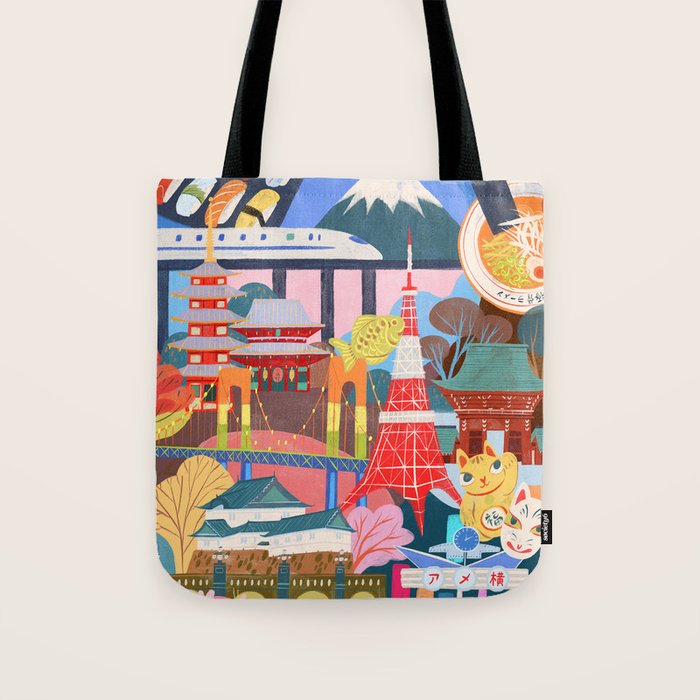 Tokyo Tote Bag Gallery Image 1