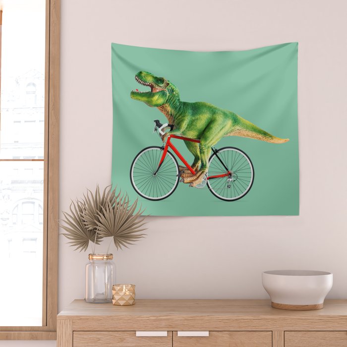 T-REX BIKE Wall Tapestry Gallery Image 2